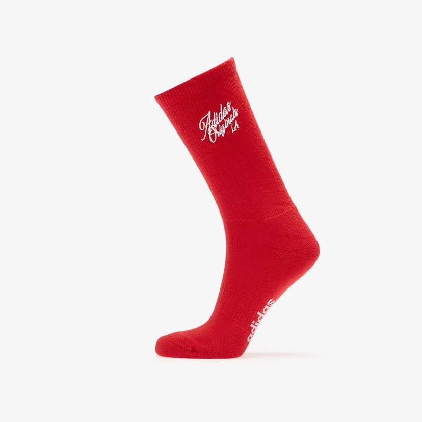 Čarape adidas Originals Santee Alley Slouch Socks Crvena | JX6198