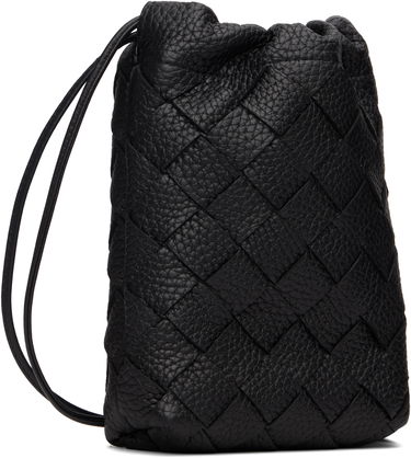 Novčanik Bottega Veneta Bottega Veneta Vertical Woven Leather Pouch Crna | 838786V5I538803, 1