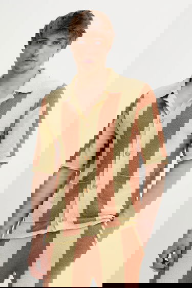 Košulja Nanushka Nanushka Jeff Regular Fit Striped Shirt Višebojno | NM25SSTP10711, 0