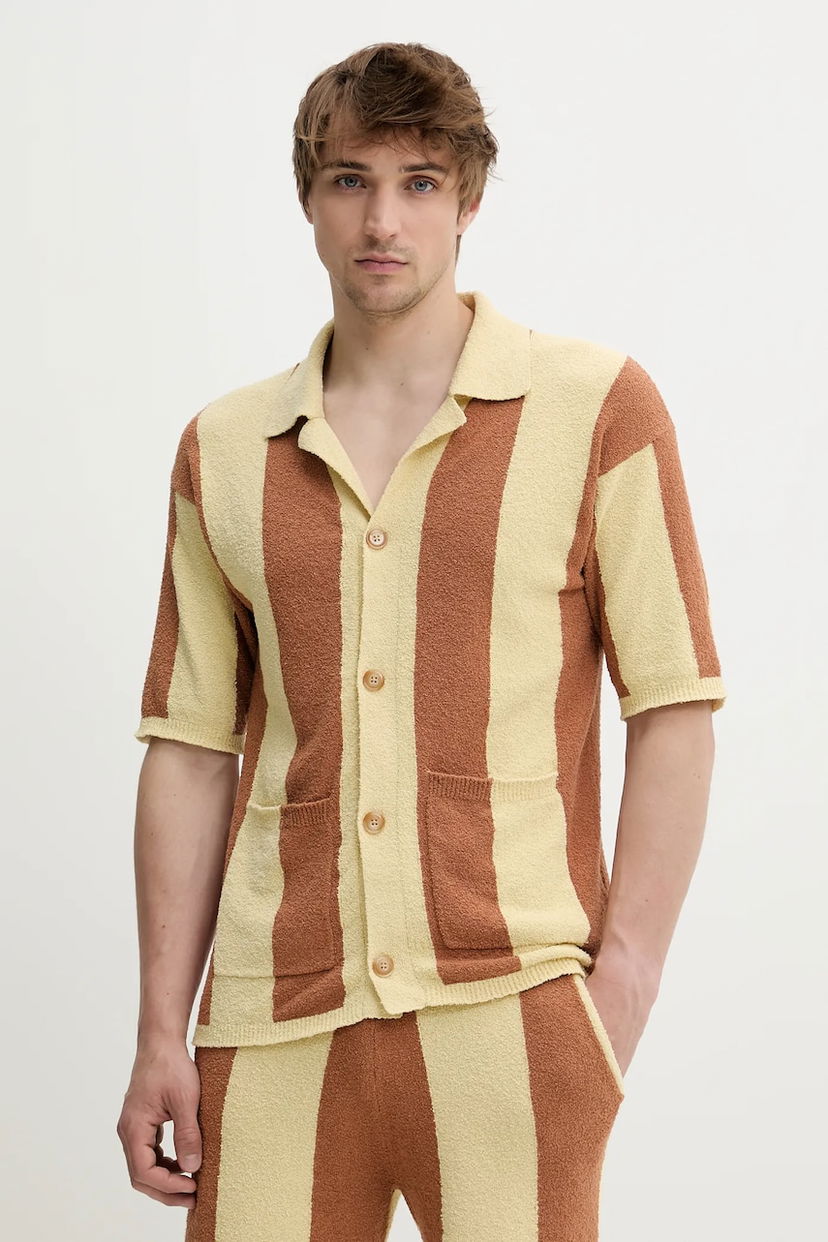Košulja Nanushka Nanushka Jeff Regular Fit Striped Shirt Višebojno | NM25SSTP10711