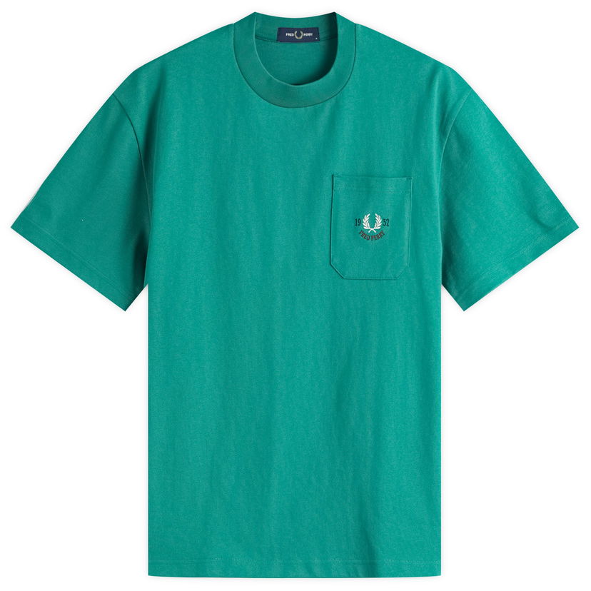 Majica kratkih rukava Fred Perry Relaxed Fit 1952 Pocket T-Shirt, Size Large Zelena | M9827-X87