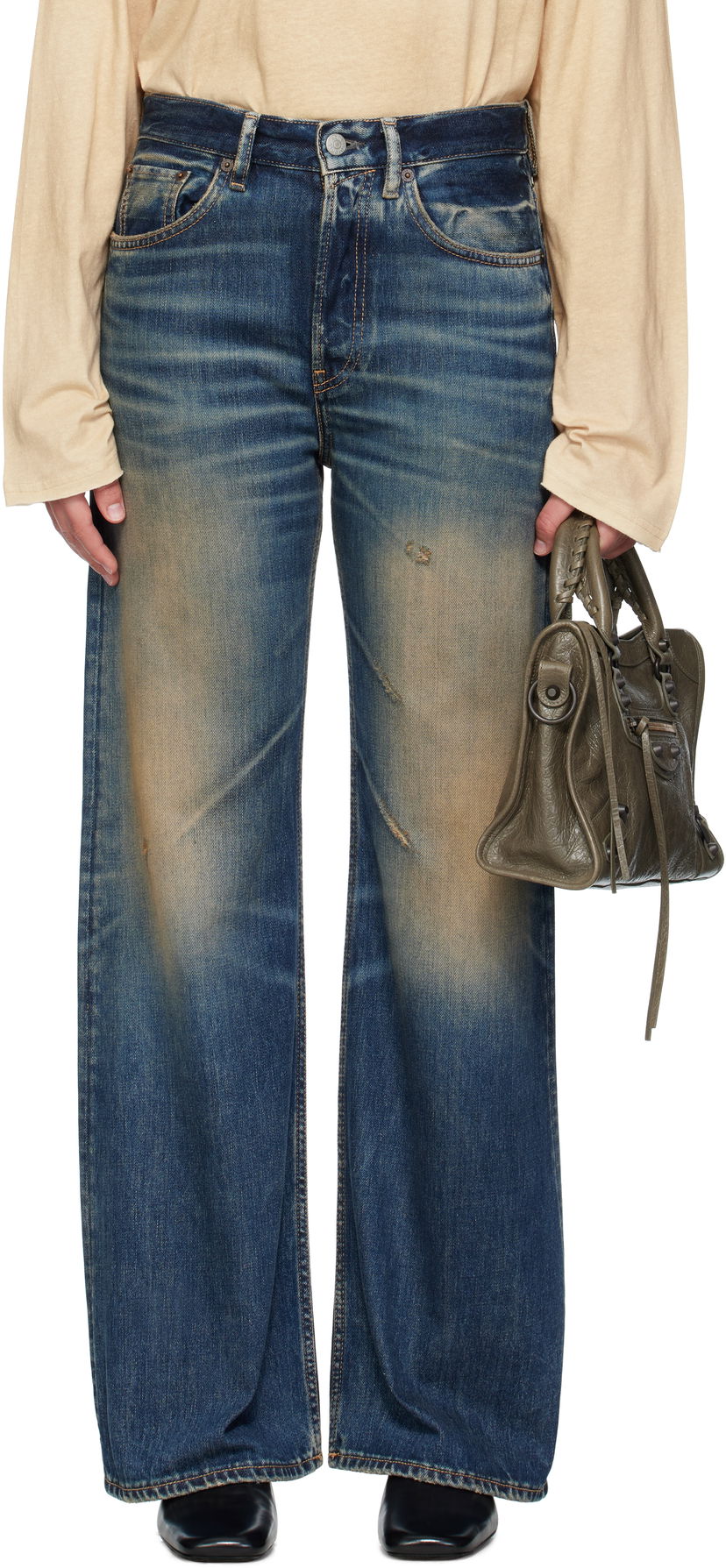 Jeans Acne Studios Regular-Fit 2021M Jeans Plava | A00547-