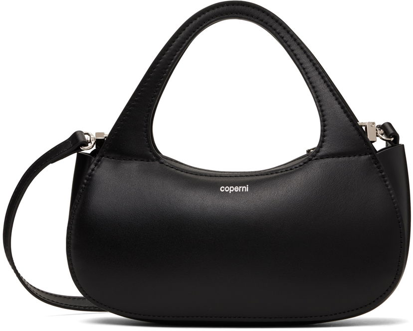 Ručna torbica Coperni Micro Baguette Swipe Shoulder Bag Crna | COPBA17405