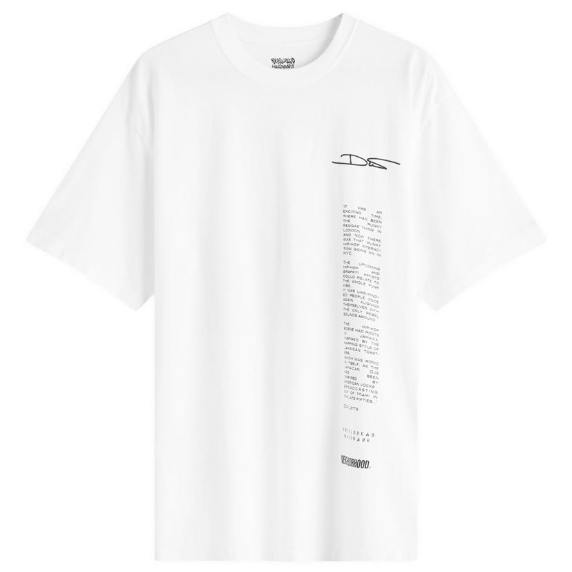 Majica kratkih rukava Neighborhood Neighborhood x Rebel Dread Hardware Graphic T-Shirt, Size Large Bijela | 242PCDRN-ST02S-WHT