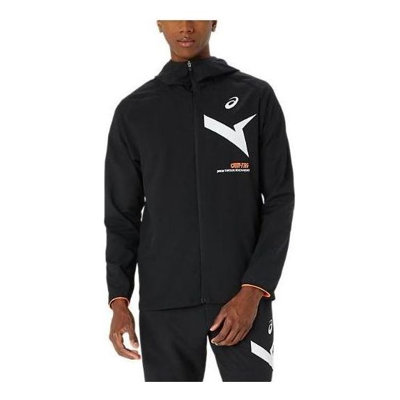 Vjetrovka Asics Dry Cloth Hoodie Jacket Crna | 2031E534-001