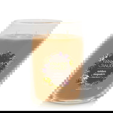 Svijeće Yankee Candle Signature Large Jar 2 Wicks Golden Pumpkin Smeđa | 43490, 1