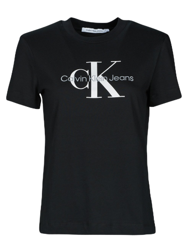 Majica kratkih rukava CALVIN KLEIN CORE MONOGRAM REGULAR TEE Crna | J20J219142-BEH