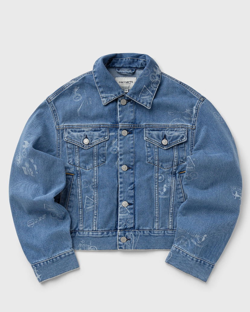 Jakna Carhartt WIP Stamp Jacket Plava | I033744-2LN.35