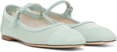 Odjeća Aeyde Aeyde Uma Satin Toe-Cap Ballerina Flats Tirkiz | A11-FL-RKLS08FL169-SS25-1017-067, 3