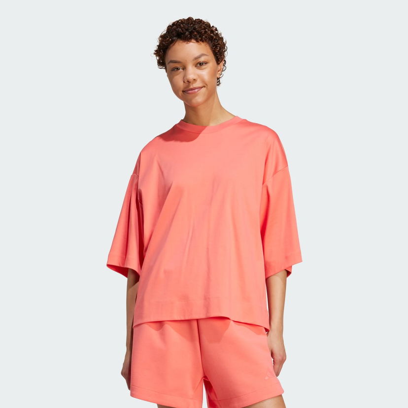 Majica kratkih rukava adidas Performance ALL SZN Soft Lux Relaxed Fit T-Shirt Ružičasta | KD9769