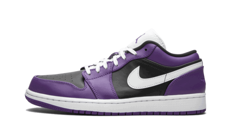 Tenisice i cipele Jordan Air Jordan 1 Low ''Black Court Purple'' GS Ljubičasta | 553560-501, 0