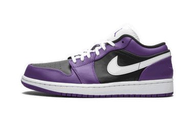 Tenisice i cipele Jordan Air Jordan 1 Low ''Black Court Purple'' GS Ljubičasta | 553560-501, 0