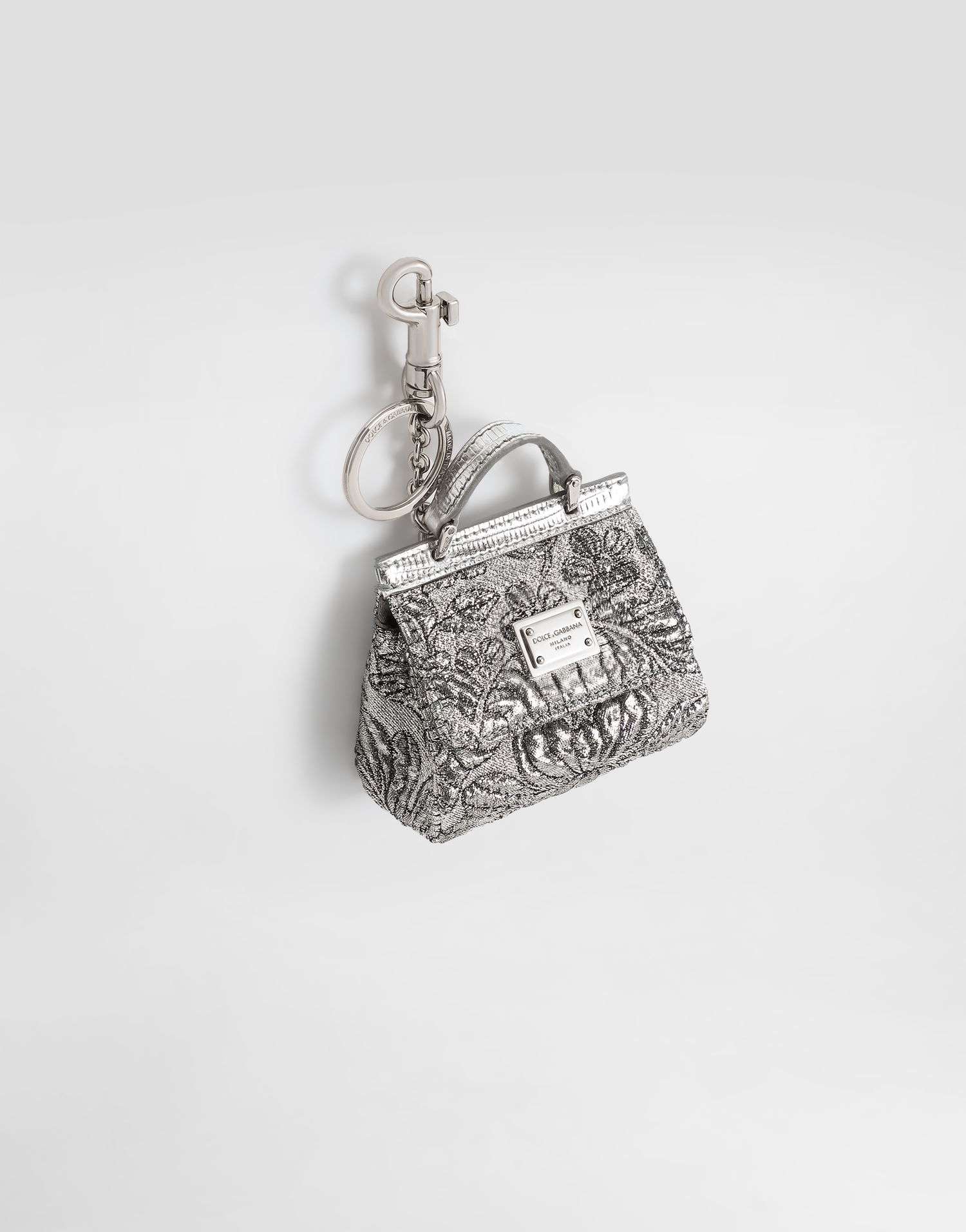 Privjesci za ključeve Dolce & Gabbana Brocade Airpods Case Keychain Onesize Metalik | BI3260AR81780998, 1
