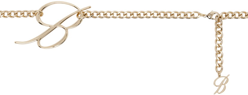 Pojasevi Blumarine Blumarine 'B' Monogram Chain Belt Metalik | A422W299A