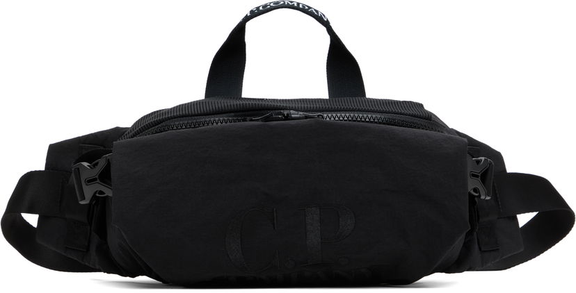 Torba oko struka C.P. Company C.P. Company Paper Touch Belt Bag Crna | 18CMAC298A-110188G