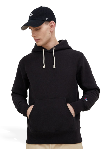 Dukserice Champion Hooded Sweatshirt Crna | 218903