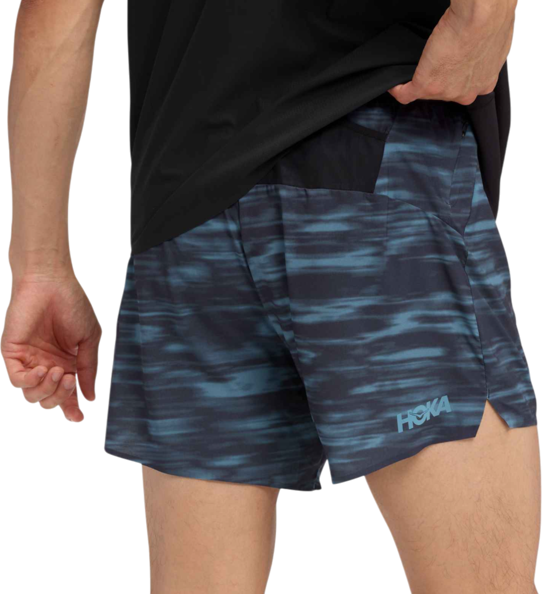 Kratke hlače Hoka One One Hoka Glide 5" Shorts with Brief Plava | 1176971p-bblr, 1