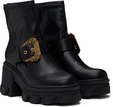 Tenisice i cipele Versace Sophie Baroque Buckle Boots Crna | E79VA3S80_E71570, 3