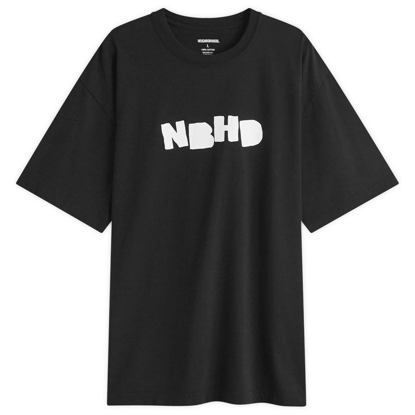 Majica kratkih rukava Neighborhood SS-7 T-Shirt Crna | 242PCNH-ST07-BLK