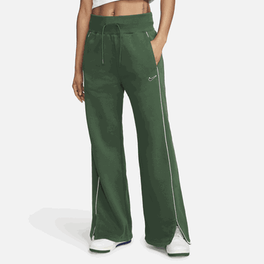 Trenirka Nike Sportswear Phoenix Fleece High-Waisted Open-Hem Tracksuit Bottoms Zelena | FV4972-323, 0