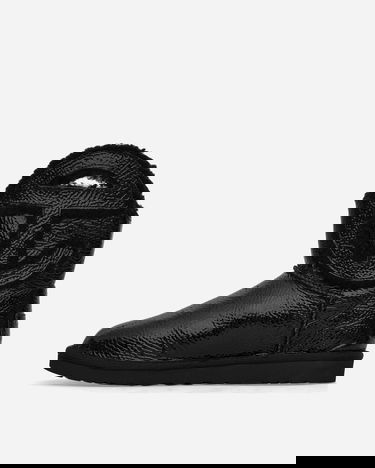 Tenisice i cipele UGG Telfar Logo Mini Crinkle Leather Boots Black Crna | 1155790 BLK, 3