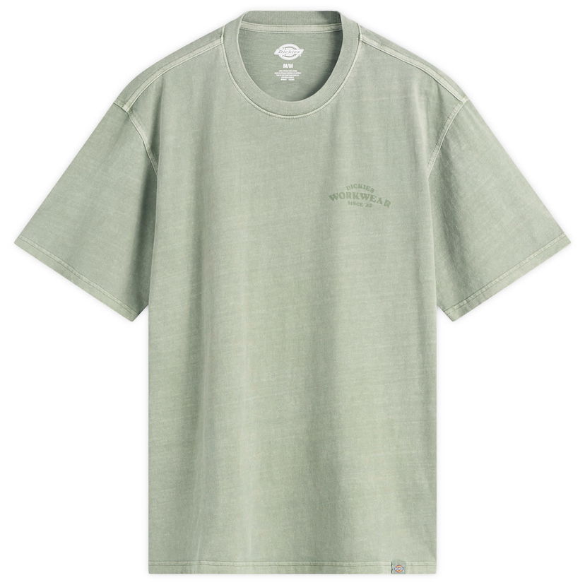 Majica kratkih rukava Dickies Christiana Garment Dyed T-Shirt, Size Large Zelena | DK0A87QHL191