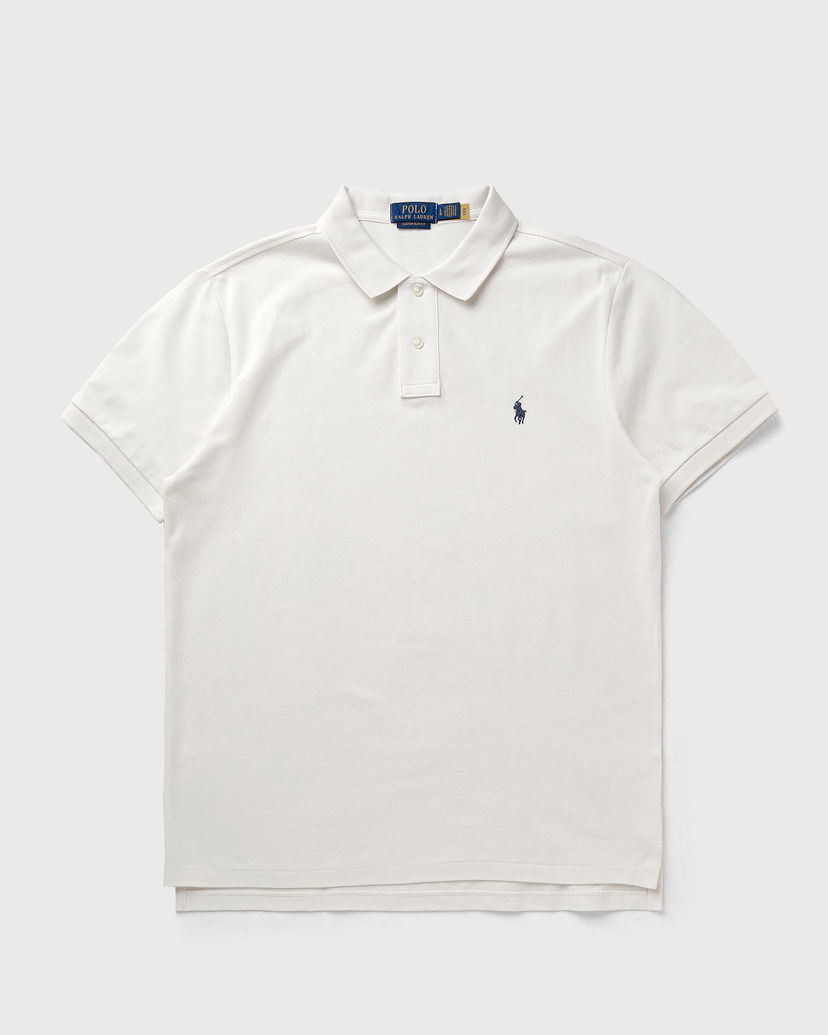 Polo majica Polo by Ralph Lauren Short Sleeve Knit Polo Shirt Slim Fit Bijela | 710680784438