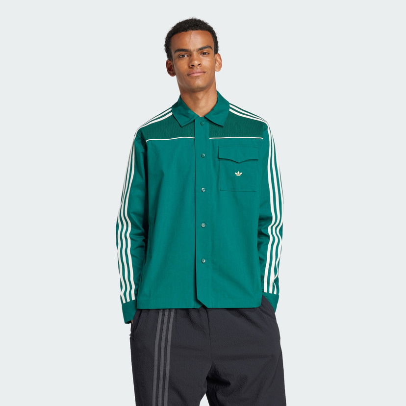 Košulja adidas Performance Premium Woven Shirt Zelena | JD3410