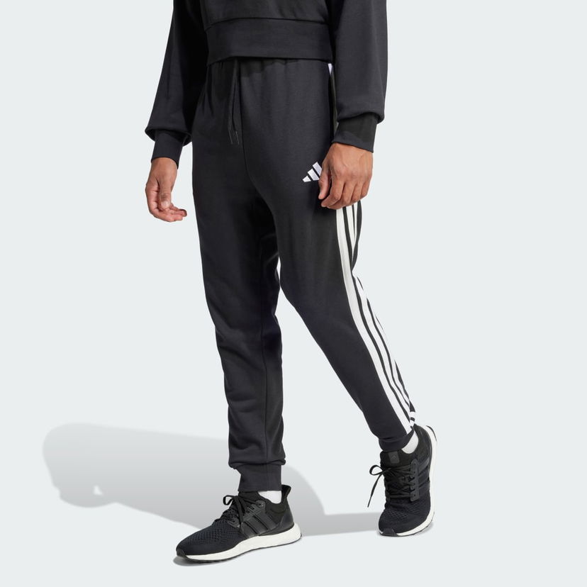 Trenirka adidas Performance 3-Stripes French Terry Joggers Crna | JD1881