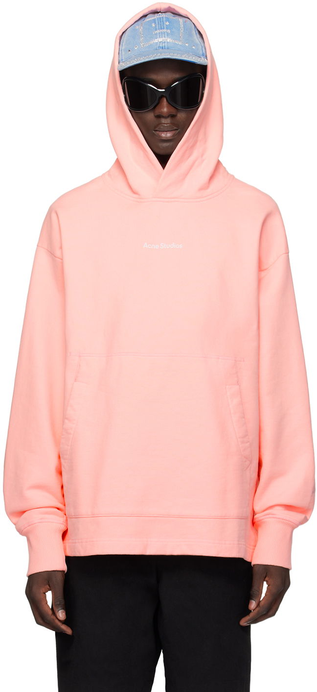 Dukserice Acne Studios Printed Hoodie Ružičasta | BI0198-