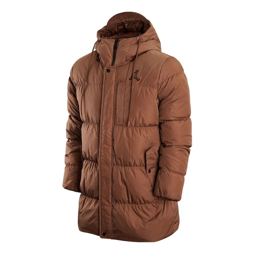 Pernata jakna Jordan Jordan Solid Color Down Jacket Smeđa | DZ4554-256