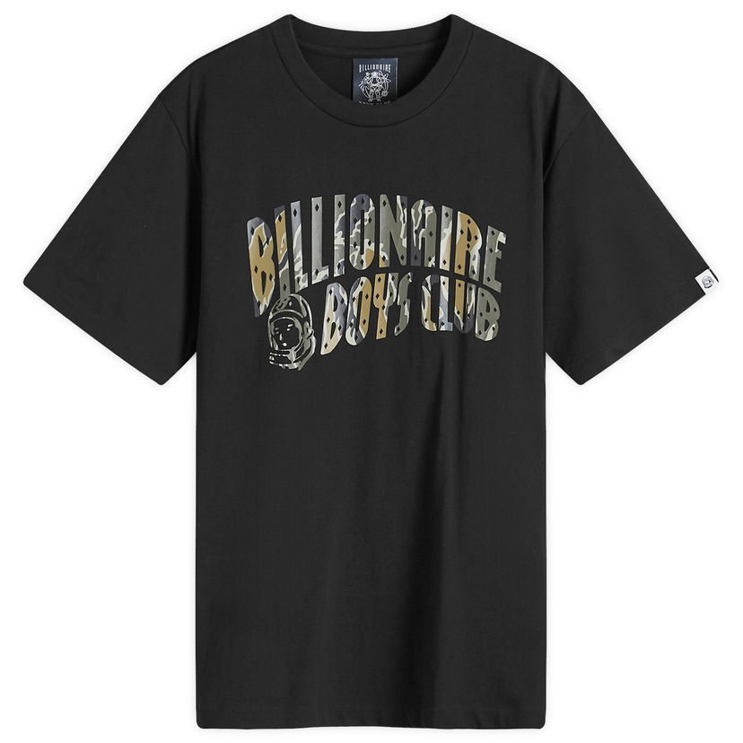 Majica kratkih rukava BILLIONAIRE BOYS CLUB Camo Arch Logo T-Shirt Crna | B24347-BLK