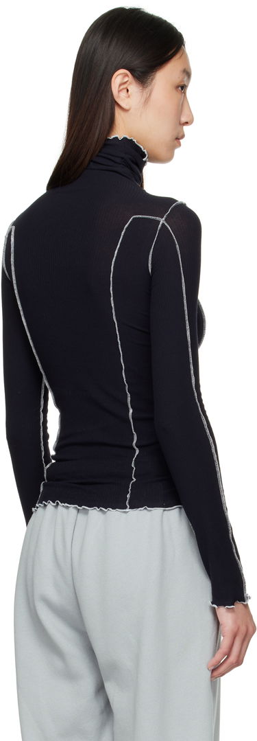 Džemper Baserange Baserange Omato Turtleneck Top Crna | TTOMT-CR-AU25, 2