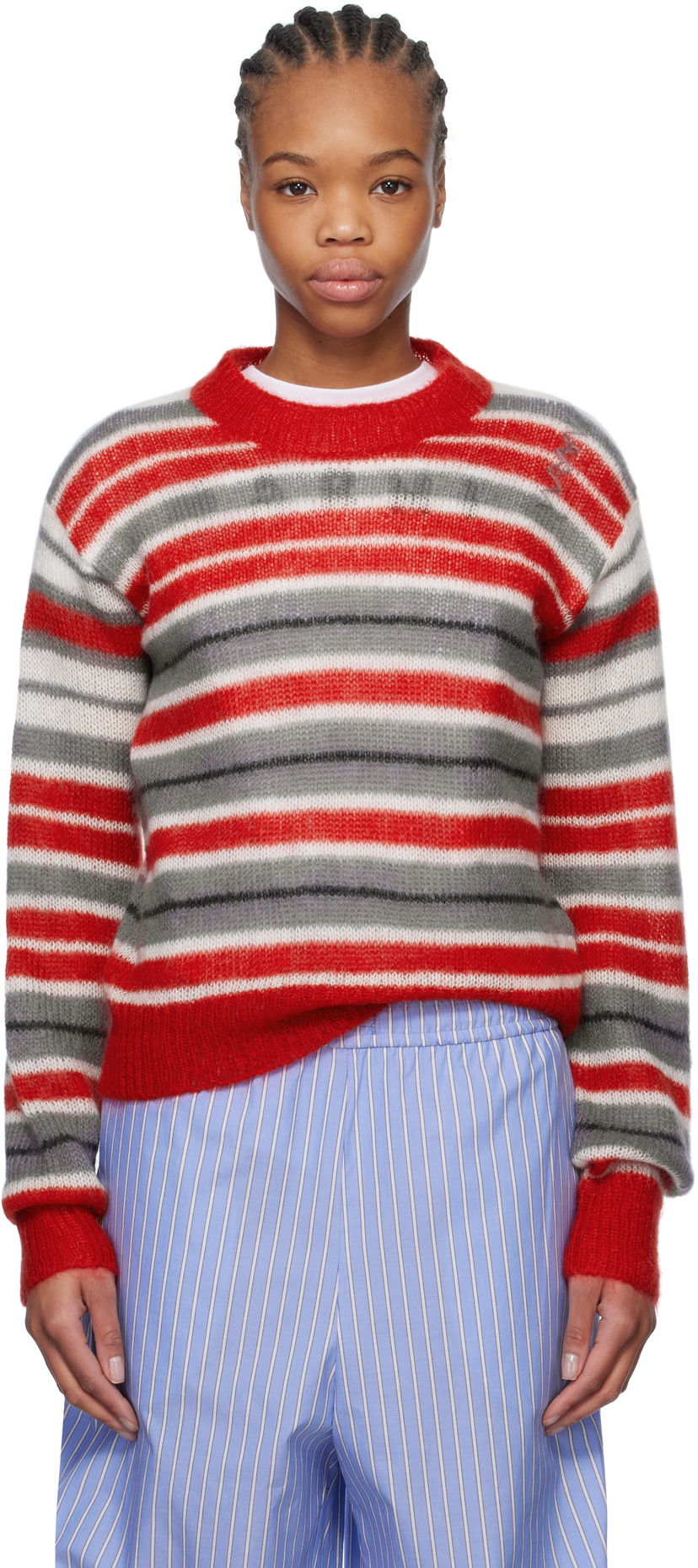 Džemper Marni Marni Striped Mohair Sweater Višebojno | GCMD0573Q0 UFU178