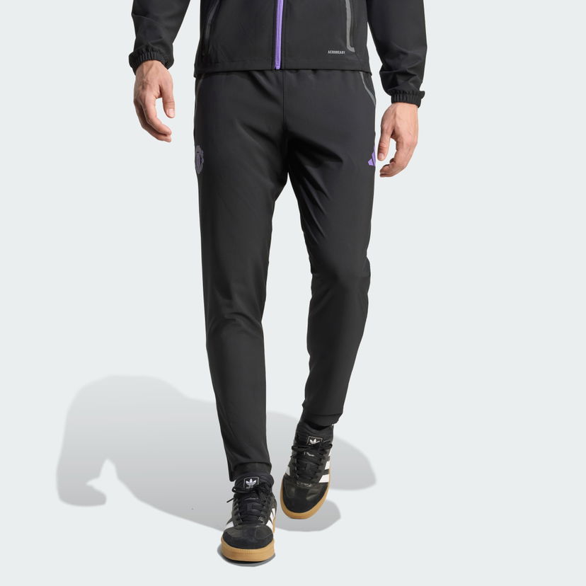 Hlače adidas Performance Manchester United Tiro 25 Competition Vis Tech Travel Pants Crna | JV5352