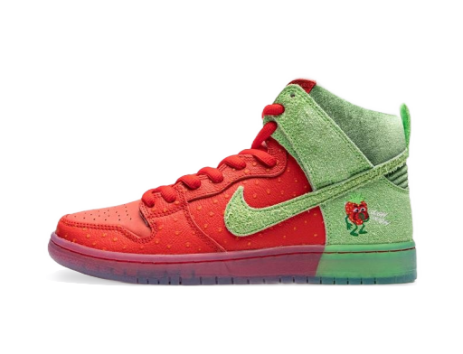 Skateboarding Nike SB Dunk High SB "Strawberry Cough" Crvena | CW7093 600