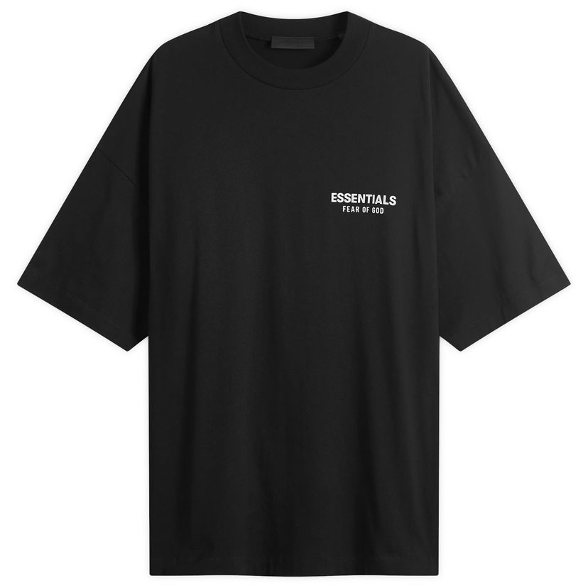 Majica kratkih rukava Fear of God ESSENTIALS Core Logo Jersey T-Shirt Crna | 125HO244360F