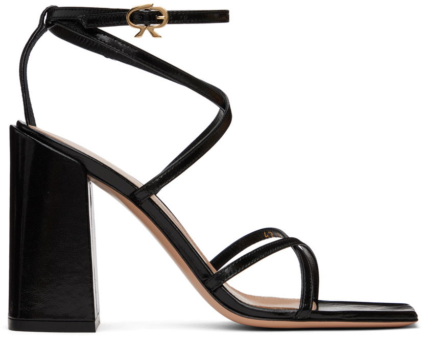 Tenisice i cipele Gianvito Rossi Heeled Strap Sandals Crna | G32335.95RIC.NUI