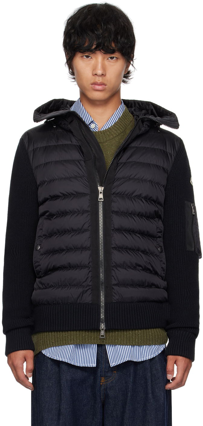 Jakna Moncler Black Hooded Down Jacket Crna | J20919B50800A9340