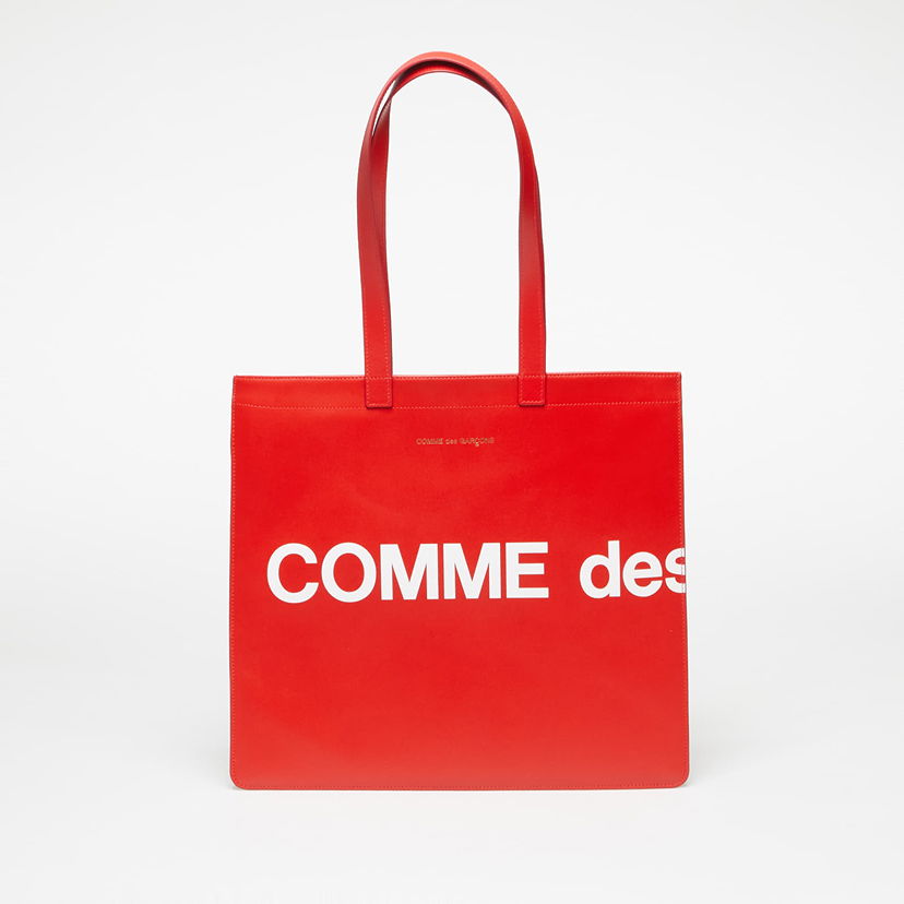 Tote bag Comme des Garçons Huge Logo Tote Bag Red Universal Crvena | SA9001HL Red