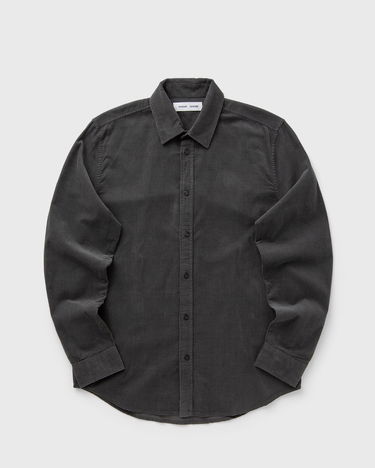 Košulja Samsoe Samsoe SALIAM NX Corduroy Button-Up Shirt Siva | M10000028-BLACK-OYSTER, 1