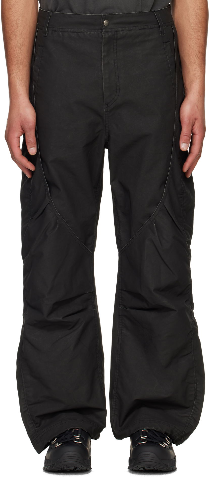Hlače Andersson Bell Andersson Bell ARC Shirring Trousers Crna | apa791m