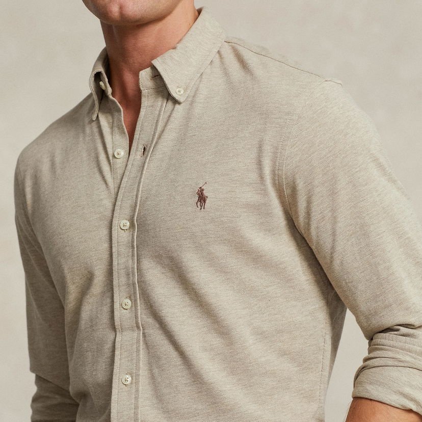 Košulja Polo by Ralph Lauren Ralph Lauren Featherweight Pique Shirt Bež | 710654408119