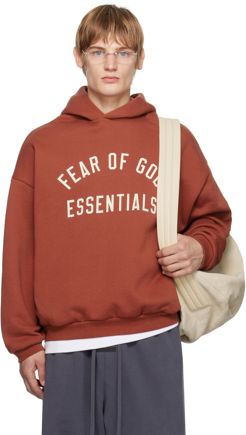 Dukserice Fear of God Fear of God ESSENTIALS Fleece Hoodie Crvena | 192HO246256F