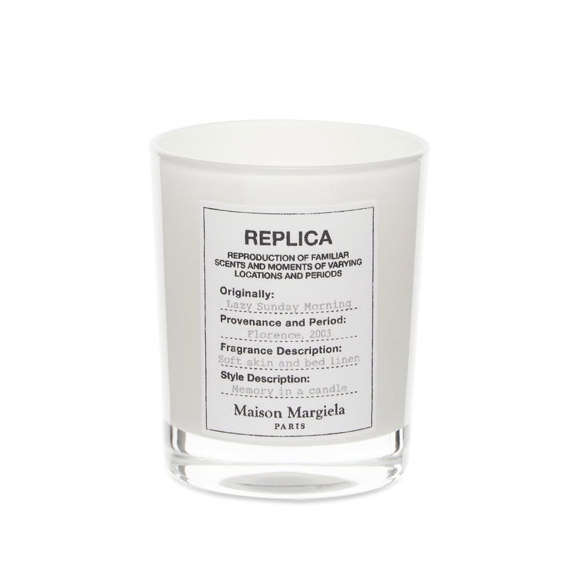Svijeće Maison Margiela Replica Lazy Sunday Candle in 165g Bijela | MMMCAN01