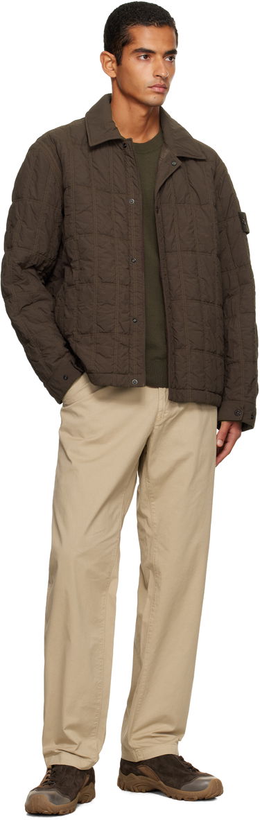 Hlače Stone Island Stone Island Trousers Bež | K2S15 3100035 S0A10, 4