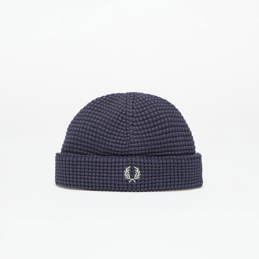 Kapica Fred Perry Fred Perry Waffle Beanie Tamnoplava | C1137 738