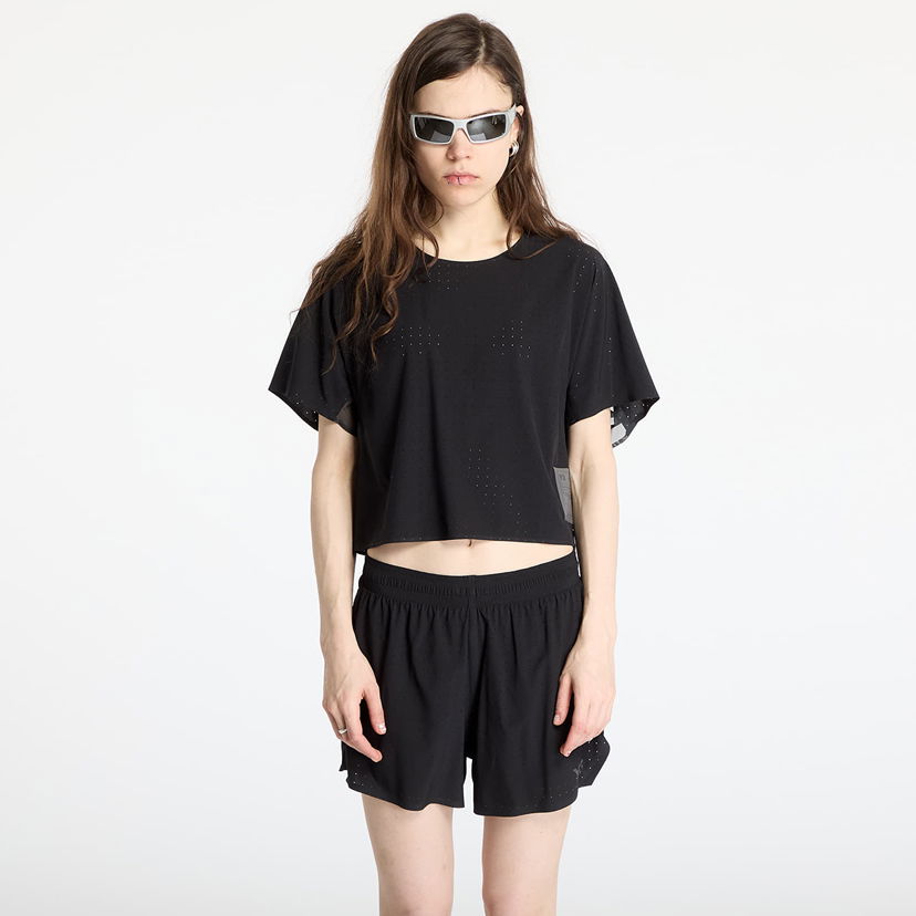 Crop top Y-3 Y-3 Running Short Sleeve Crop Top Crna | JN4897