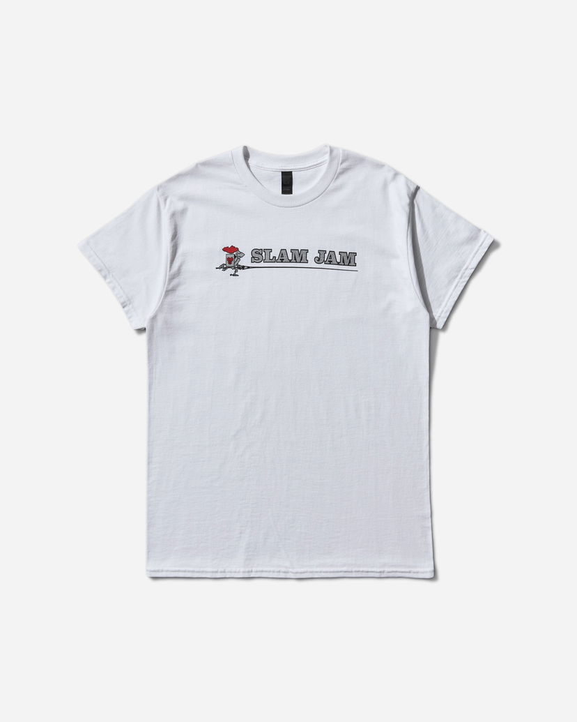 Majica kratkih rukava Slam Jam Panini Slam Jam T-Shirt Bijela | SJPANINITEE WHT