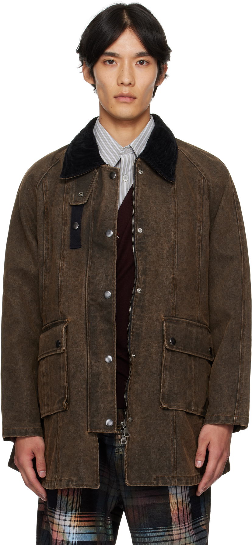Jakna Andersson Bell Andersson Bell Kerri Trapez Work Jacket Smeđa | awa724w